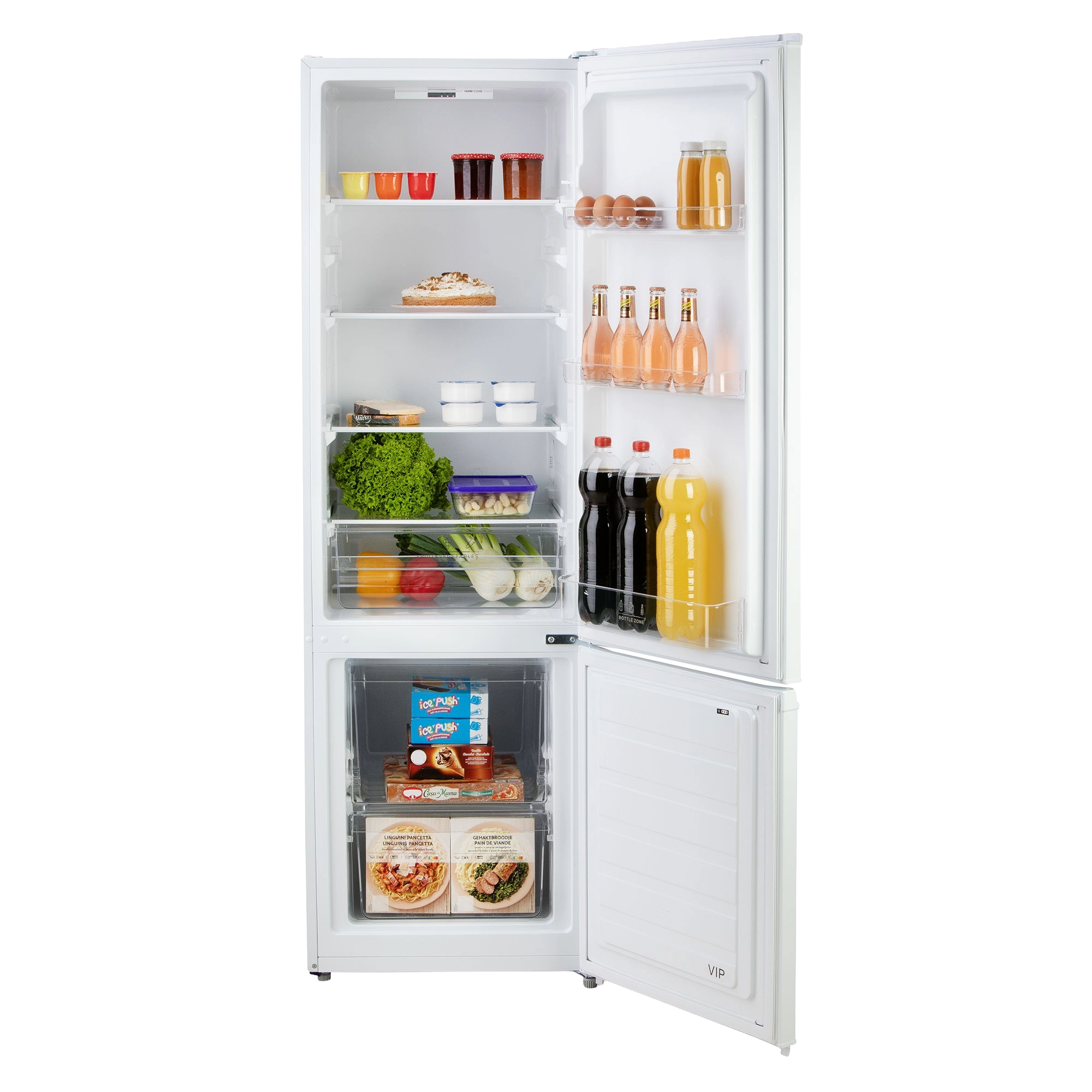 Combina frigorifica, DOMO, Full No Frost, 262 litri, alb