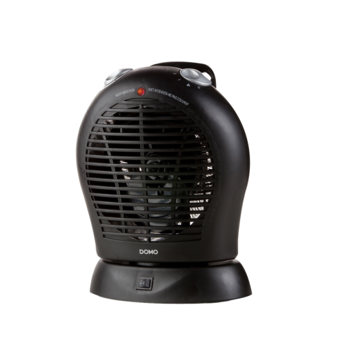 Aeroterma electrica, DOMO, 2000 W, negru
