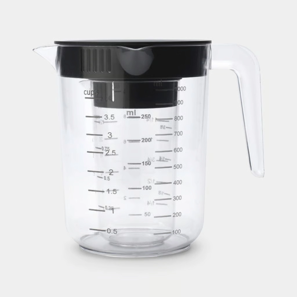 Set 2 recipiente gradate cu capac, 0.25 l, 1 l, Brabantia, Tasty+