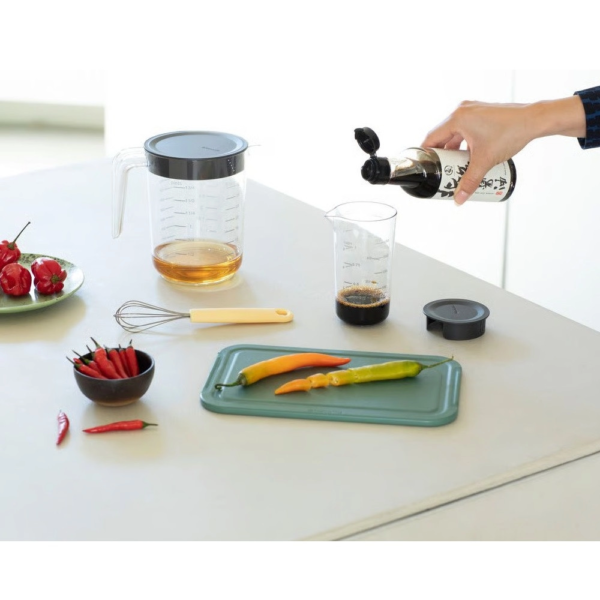 Set 2 recipiente gradate cu capac, 0.25 l, 1 l, Brabantia, Tasty+