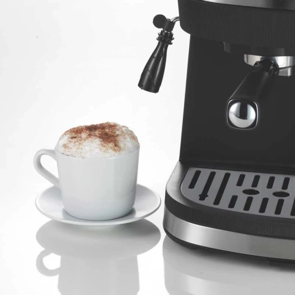 Espressor semiautomat/cafetie BEEM, Fresh Aroma 2in1, inox