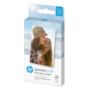 Hartie foto Zink 2x3'' pentru HP, 20 bucati