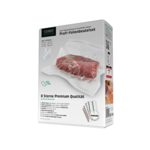 Set 100 pungi pentru vidat gofrate profesionale, 3 dimensiuni, Caso Germany, 01233