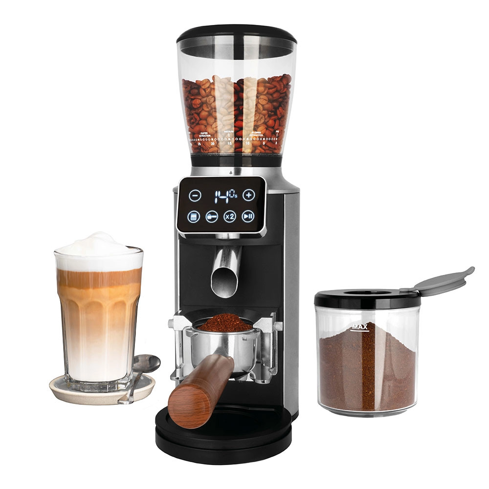 Rasnita electrica de cafea, Gastroback, Pro Touch, 300 g, inox