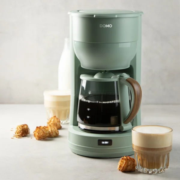 Cafetiera, DOMO, 1.25 litri, sage