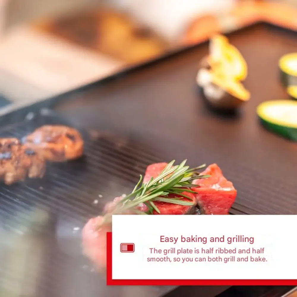 Plita grill/raclette 3in1, Solis, 1500 W, 10 persoane, negru