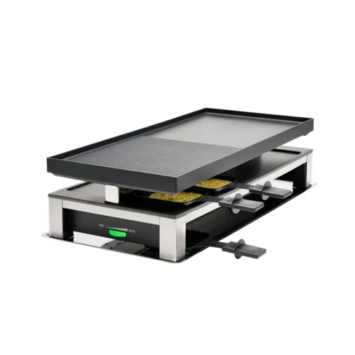 Plita grill/raclette 3in1, Solis, 1500 W, 10 persoane, negru