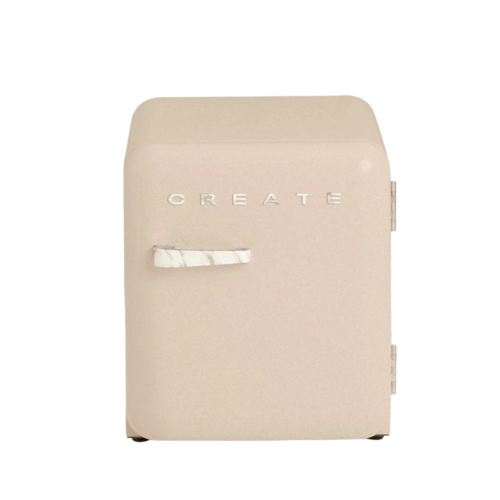 84014_354988A-MM mini frigider create bej, cu maner marble, 48 litri
