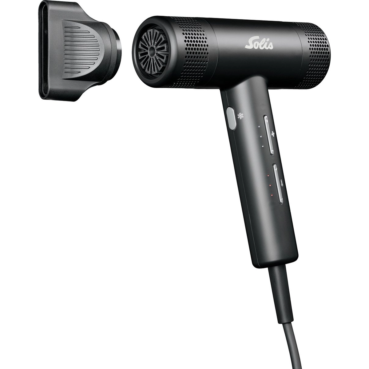 96987 uscator de par solis 1600W negru cu concentrator