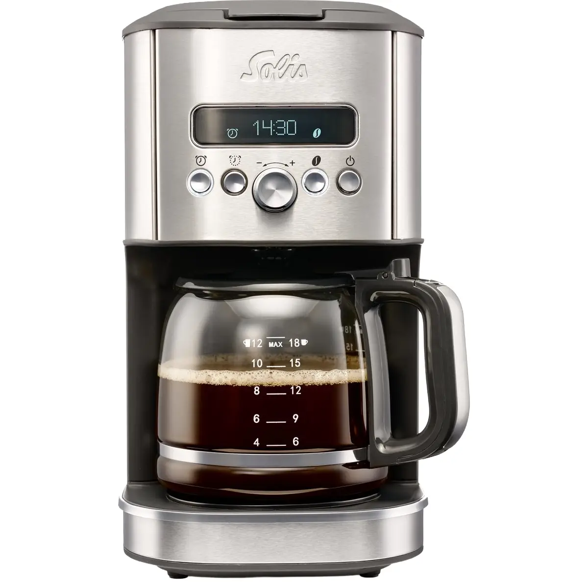 98090 cafetiera programabila solis 1,8 litri inox