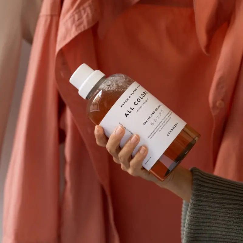 detergent lichid de rufe colorate, Steamery Stockholm, formula concentrata, 750 ml, fara inalbitori, biodegradabil