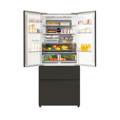 Frigider side by side No Frost, CREATE, Studio French Door Pro, 509 litri, negru