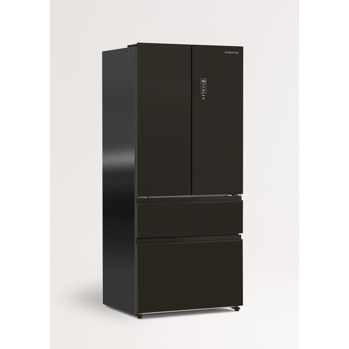 Frigider side by side No Frost, CREATE, Studio French Door Pro, 509 litri, negru