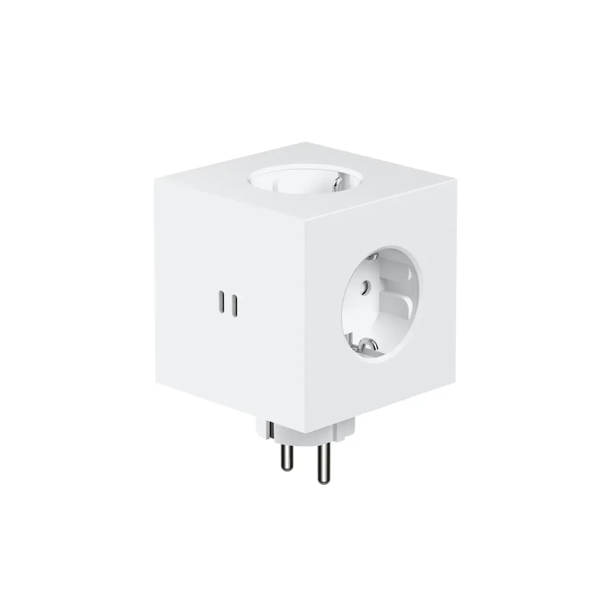 Prelungitor cubic AVOLT SQ2-EUFC30-WMWH Square2 alb