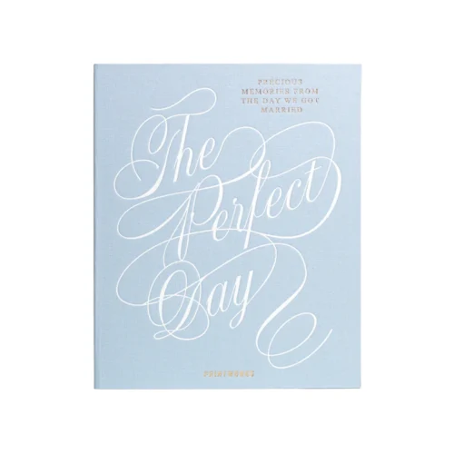 Album foto de nunta 60 de poze 10 x 15 cm, Printworks, The Perfect Day, bleu