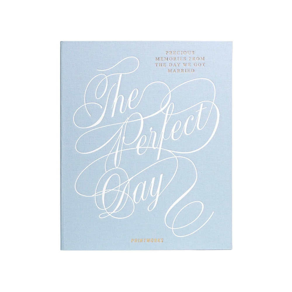 Album foto de nunta 60 de poze 10 x 15 cm, Printworks, The Perfect Day, bleu