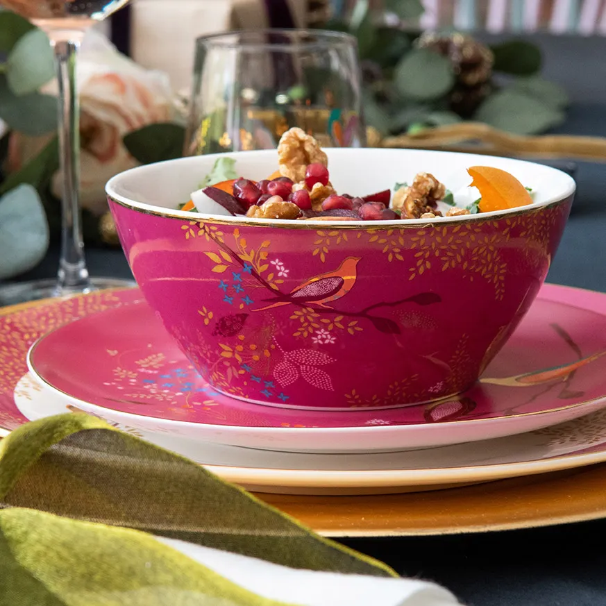 Serviciu de masa din portelan premium Portmeirion Sara Miller Chelsea 12 piese multicolor