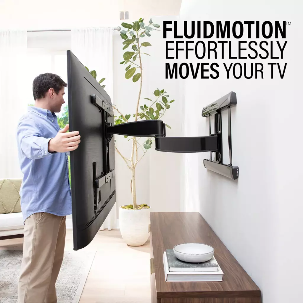 Suport TV de perete XL SANUS VXF830-B2 65-100 inch negru, extensibil pana la 77 cm