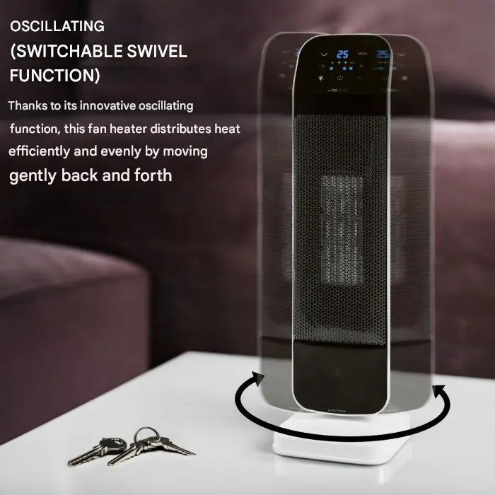 aeroterma de podea clatronic 2000 w, functie de oscilatie