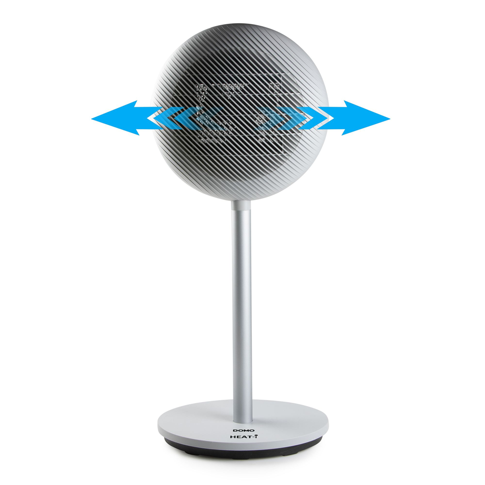 Aeroterma electrica cu picior, DOMO, Heat-i, 2000W, alb