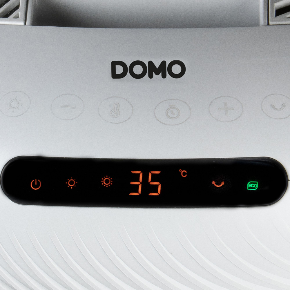 Aeroterma electrica cu picior, DOMO, Heat-i, 2000W, alb