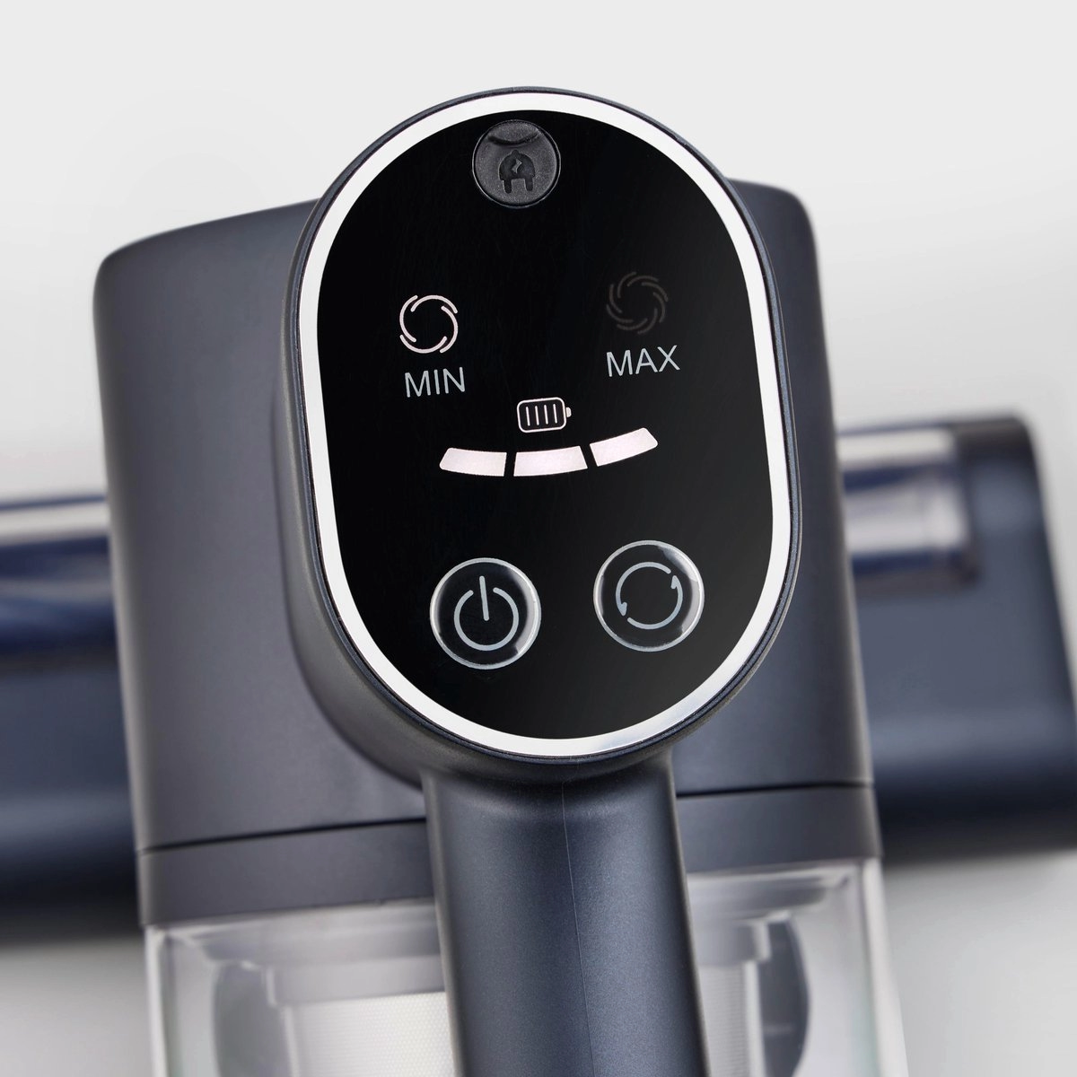 Ecran digital Severin aspirator vertical si de mana fara sac multifunctional, S7178, 2in1, pentru toate suprafetele, antracit