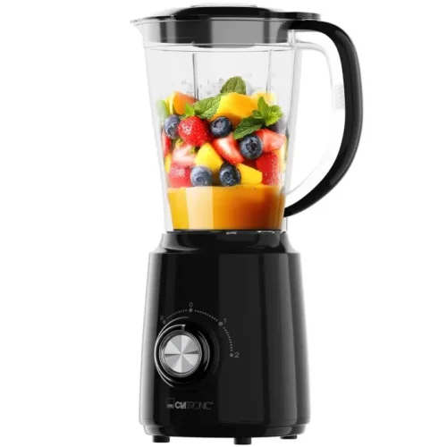 blender universal, Clatronic, 4 trepte de putere, pentru smoothie, 500 W, negru