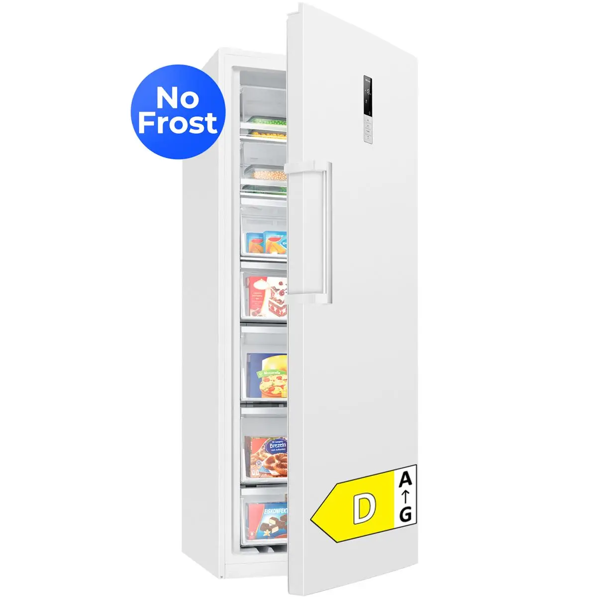 congelator no frost xxl bomann alb