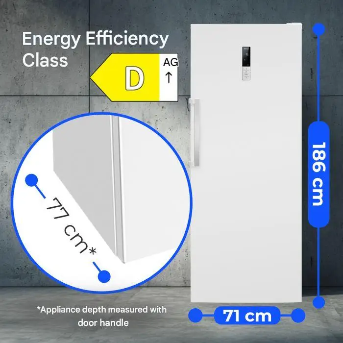 congelator no frost xxl bomann alb dimensiuni