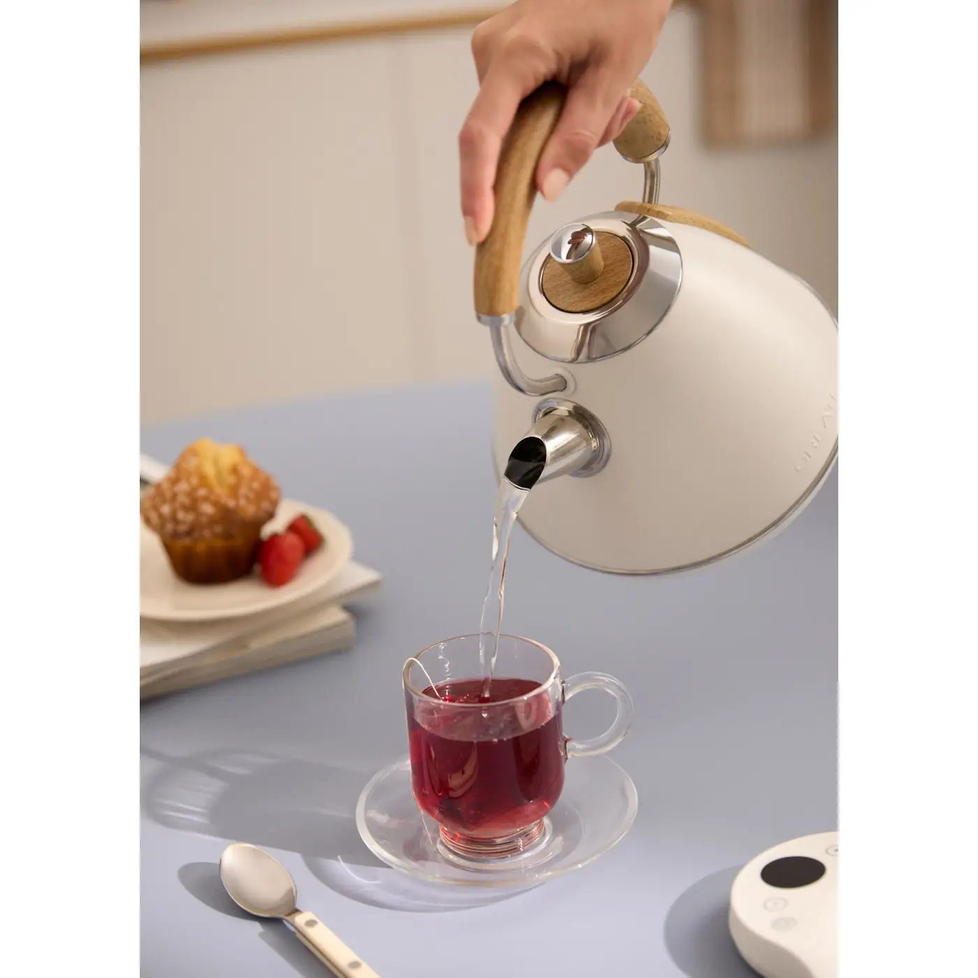 fierbator de apa retro pro, 1 litru, sage