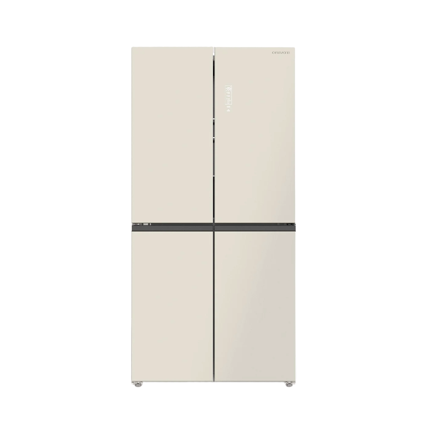 Frigider side by side, Create, capacitate 503 litri no frost crem