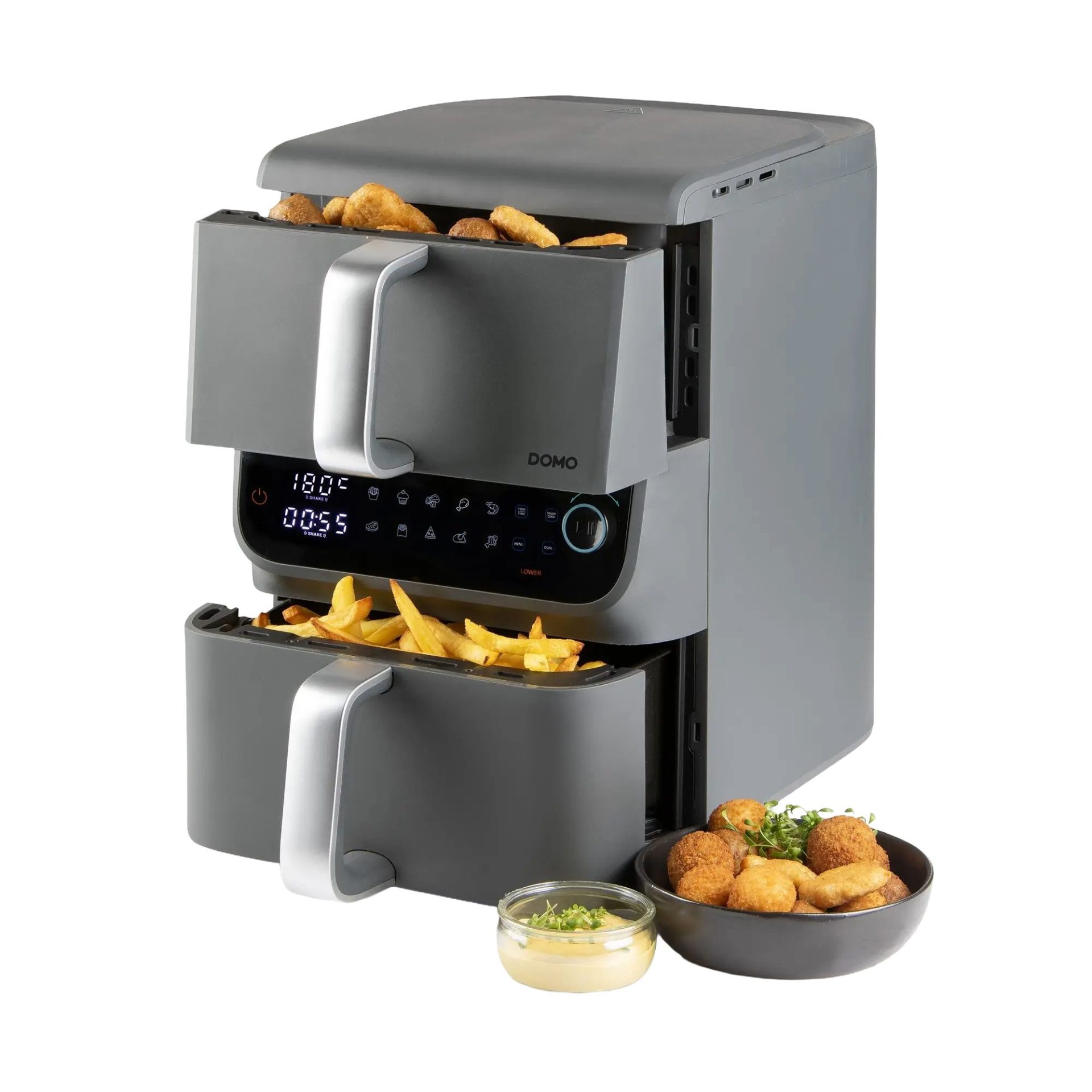 friteuza-cu-aer-cald-air-fryer-DOMO-DO549FR-gri