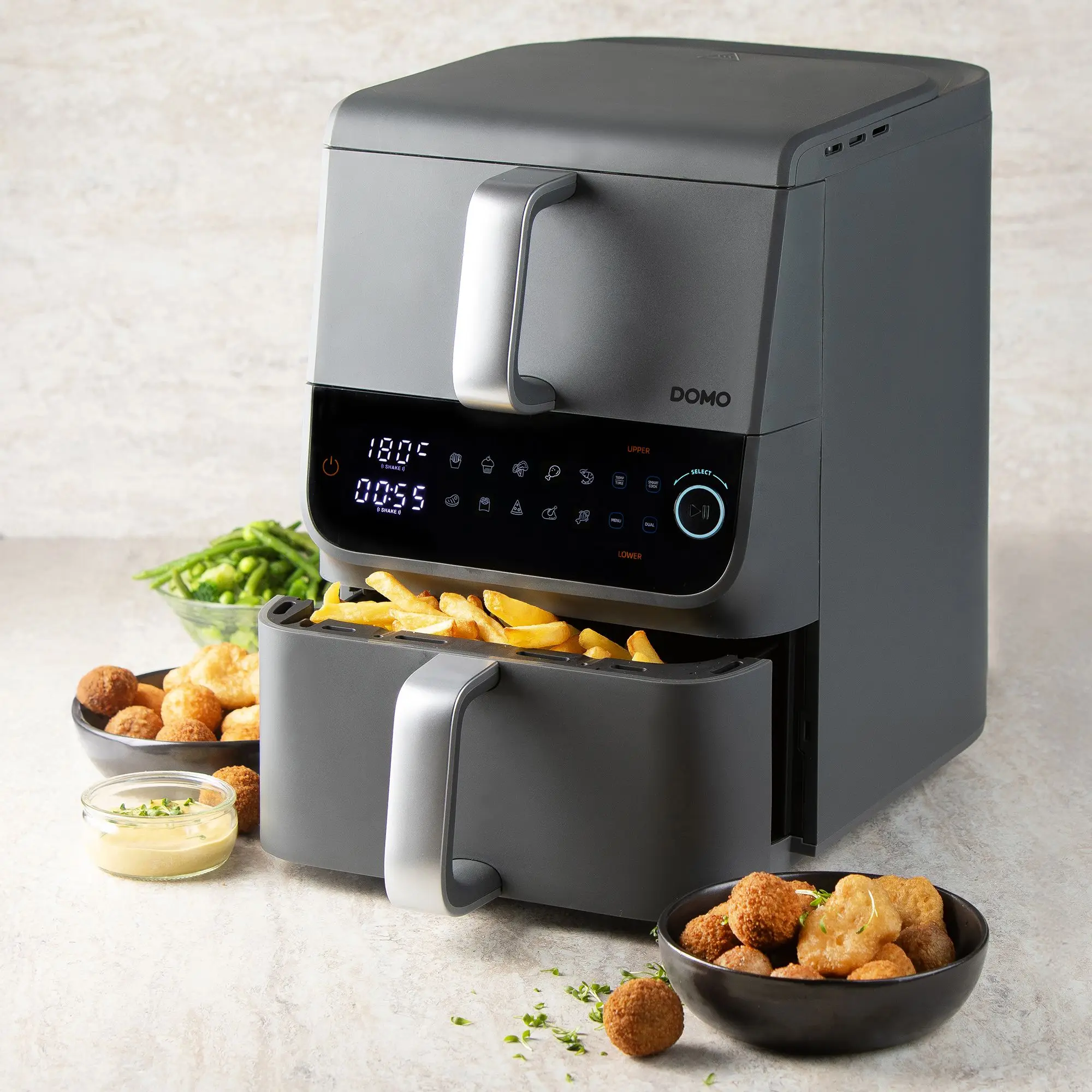 friteuza-cu-aer-cald-air-fryer-DOMO-DO549FR-gri