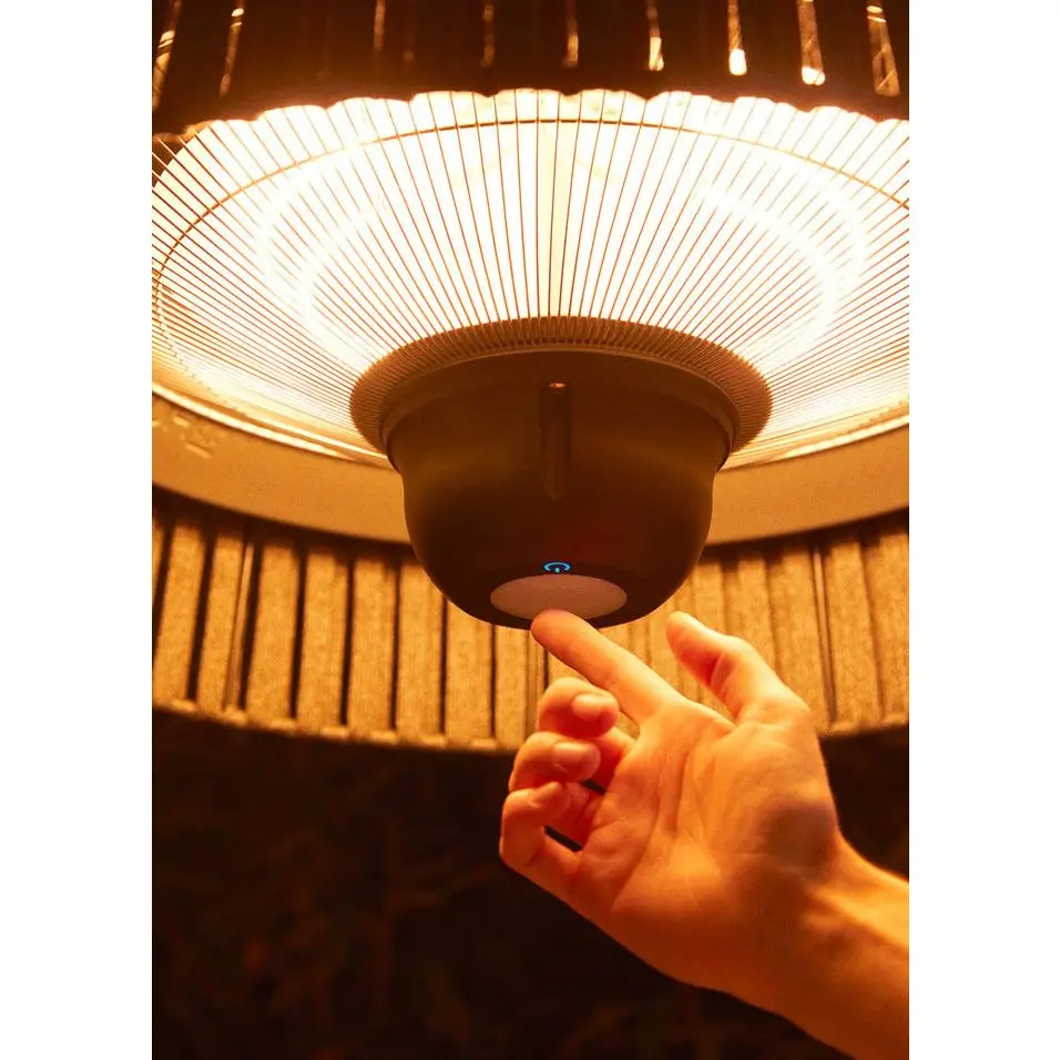 Incalzitor electric cu infrarosu pentru terasa, CREATE, Hanging Heater, antracit