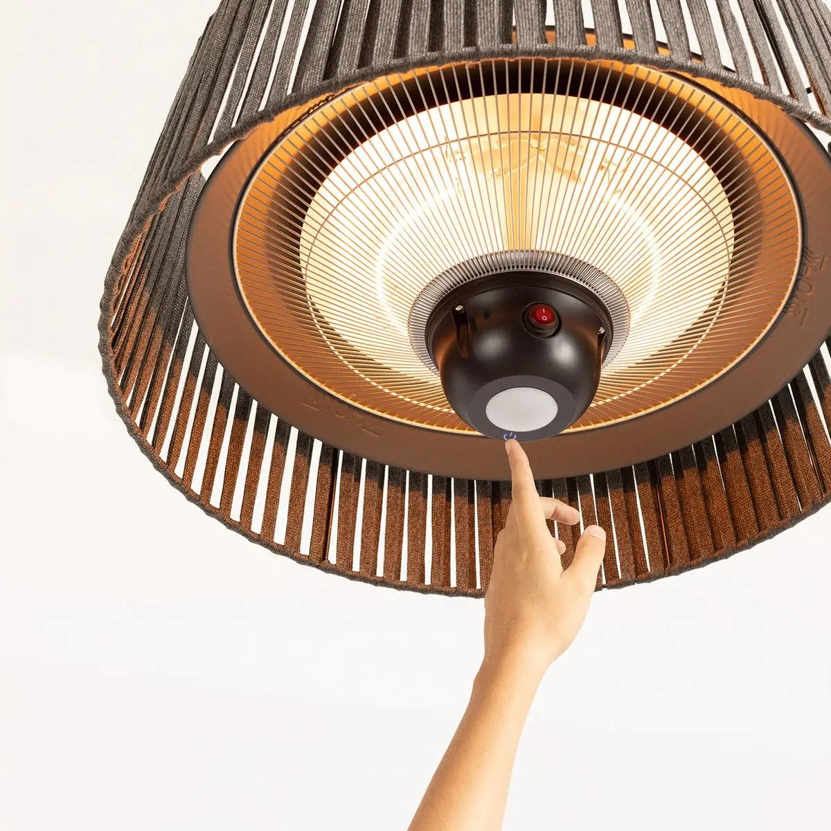 Incalzitor electric cu infrarosu pentru terasa, CREATE, Hanging Heater, antracit