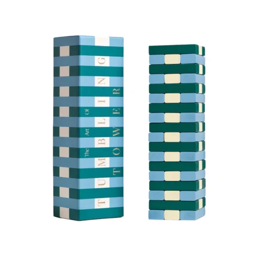 joc de societate jenga, tumbling tower, material lemn, ideal cadou, cutie eleganta inclusa