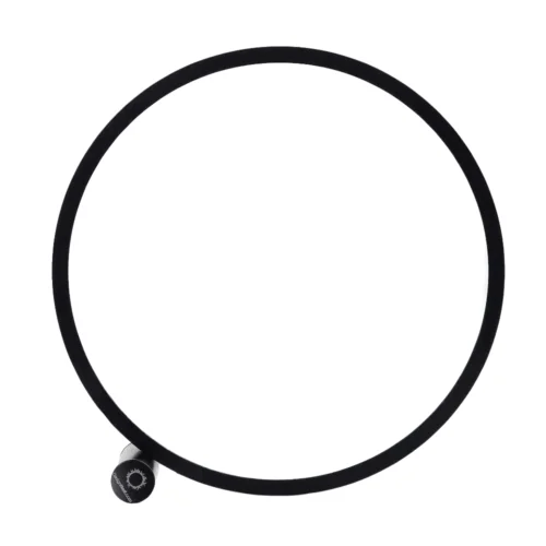 lampa led, allocacoc, round heng, 25 cm, aprindere touch, 3 trepte de lumina, incarcare prin usb-a, design minimalist, pentru interior, negru