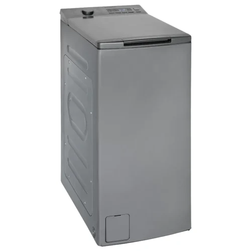 masina de spalat rufe cu incarcare verticala, exquisit, capacitate 7.5 kg, 15 programe de spalare, autocuratare si abur, gri