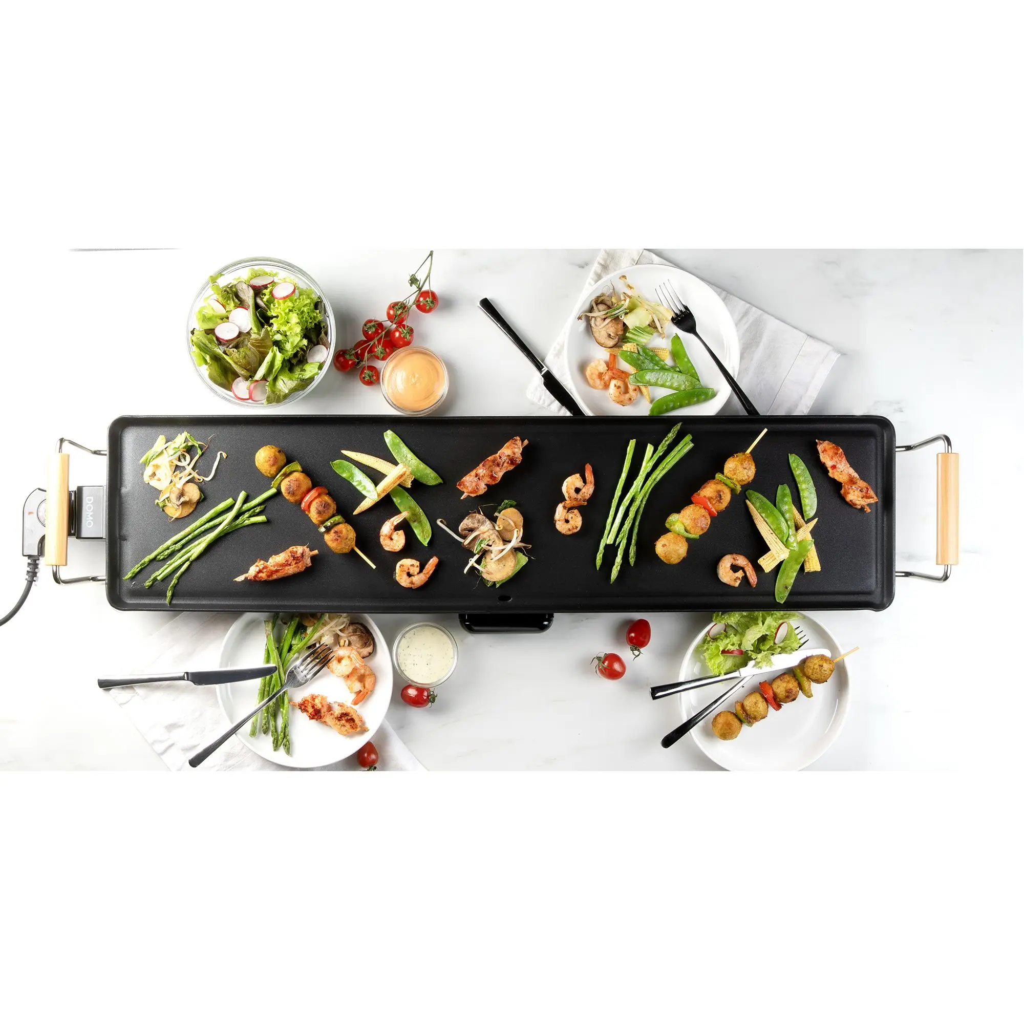 plita electrica xxl teppanyaki domo, placa neteda