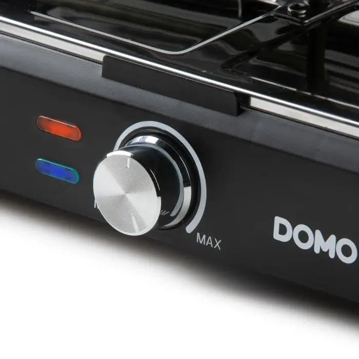 plita grill si raclette, domo, putere 1400w, negru