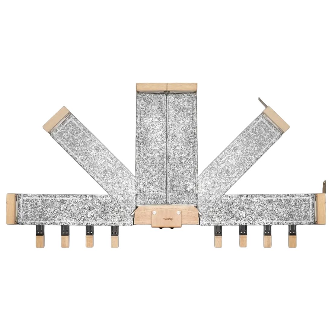 plita grill si raclette h.koenig, pentru 8 persoane, unghi 180