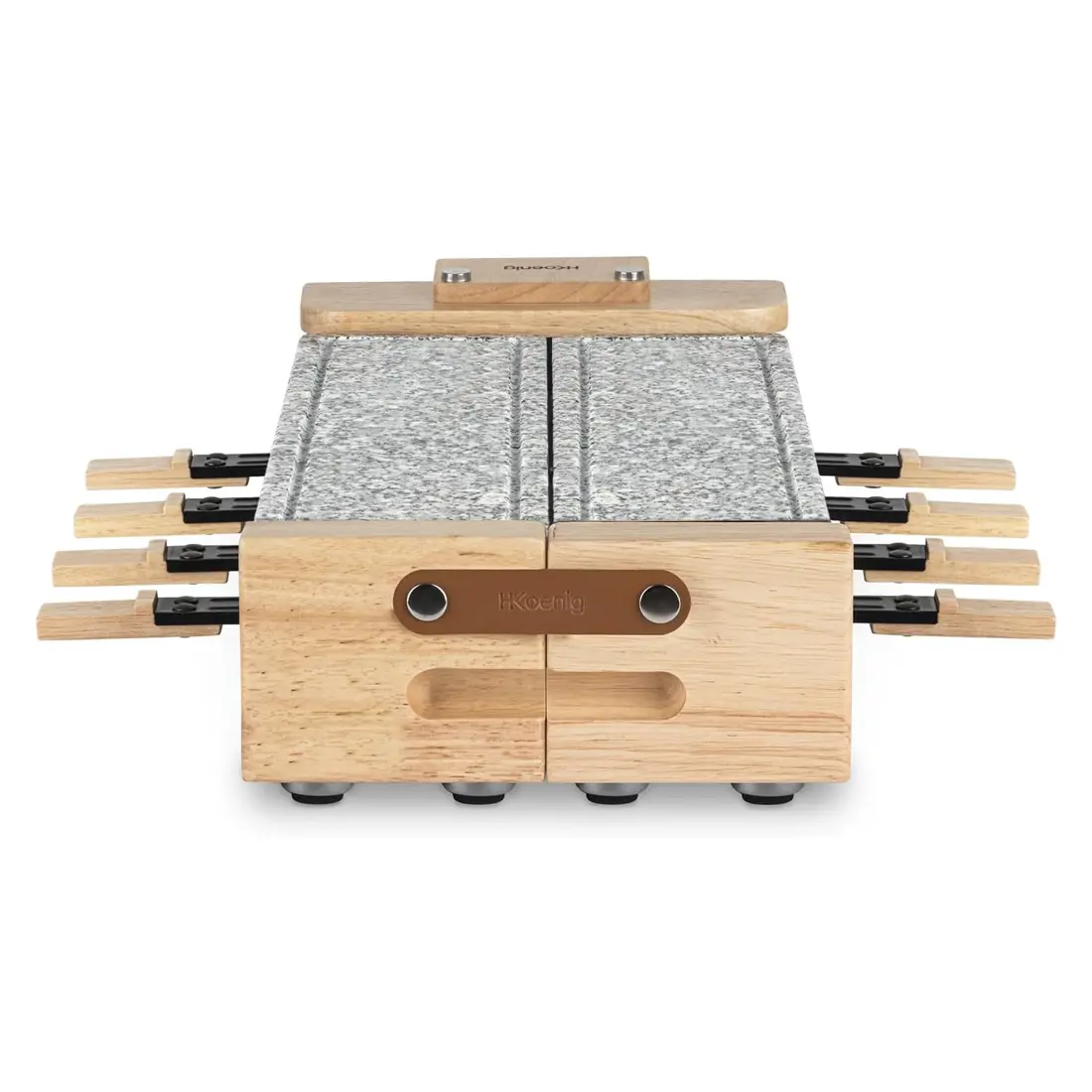 plita grill si raclette h.koenig, pentru 8 persoane, spatule si raclette