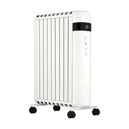 calorifer, radiator electric cu wi-fi, fara ulei, cu roti, eurom, alb