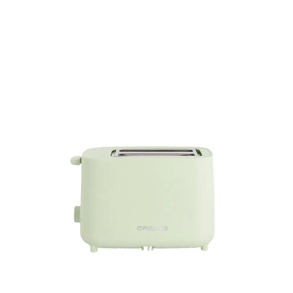 Prajitor de paine, CREATE, Toast Studio, 2 felii, verde pastel
