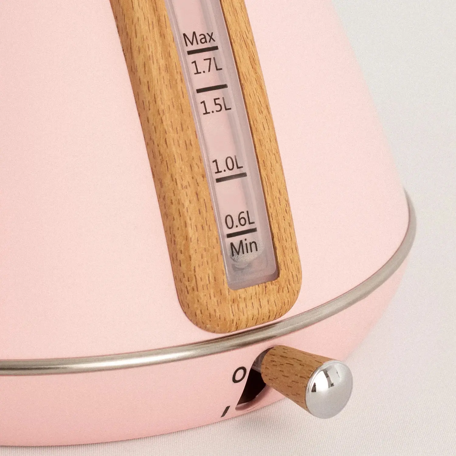 Fierbator apa Retro, CREATE, 1.7 litri, roz pastel