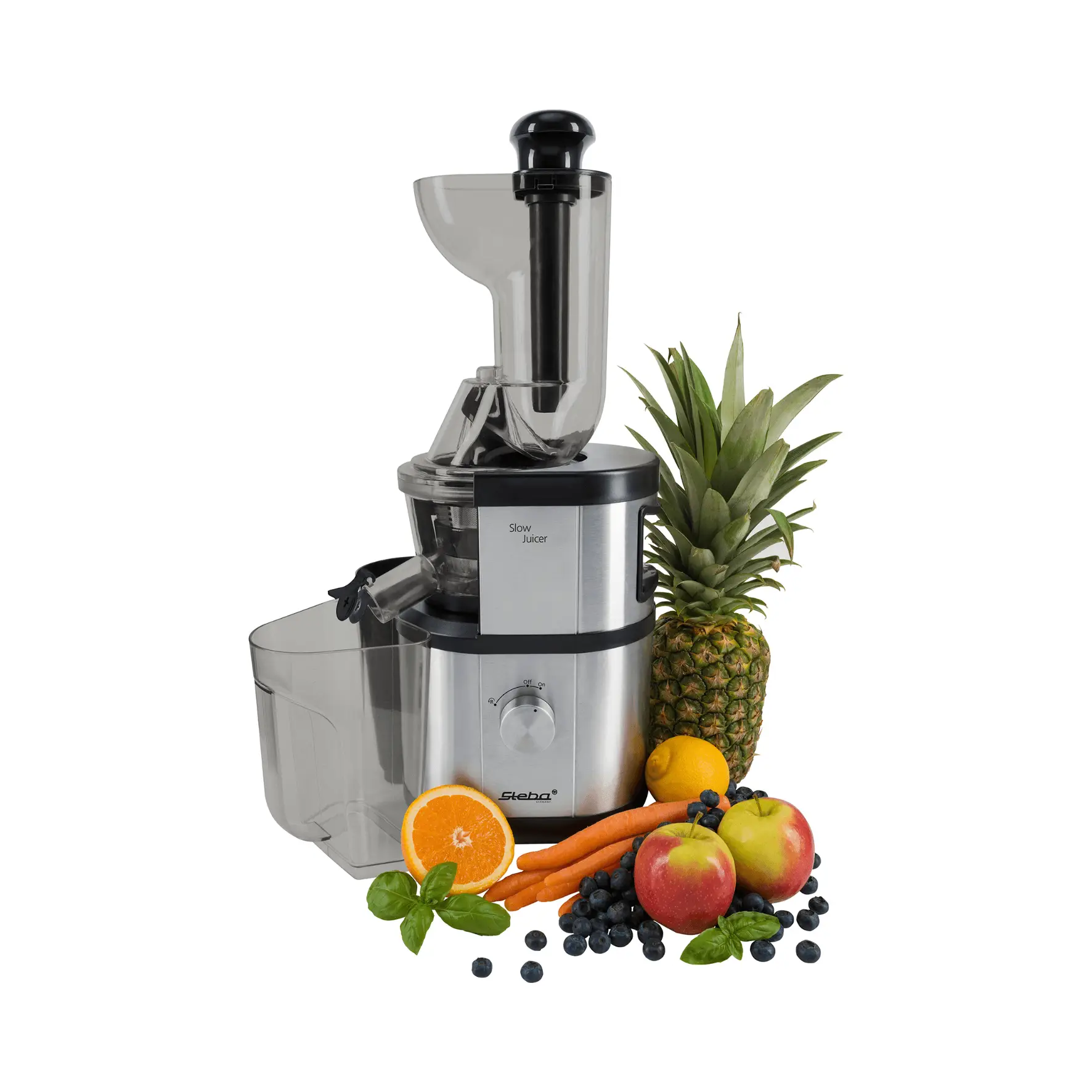 Storcator de fructe si legume, steba germany, slow juicer, E400, din inox