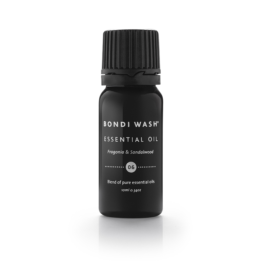 ulei esential, bondi wash, fragonia si lemn de santal, 100% concentrat, pentru aroma terapie, masaj si baie, efect purificator si revigorant, 10 ml