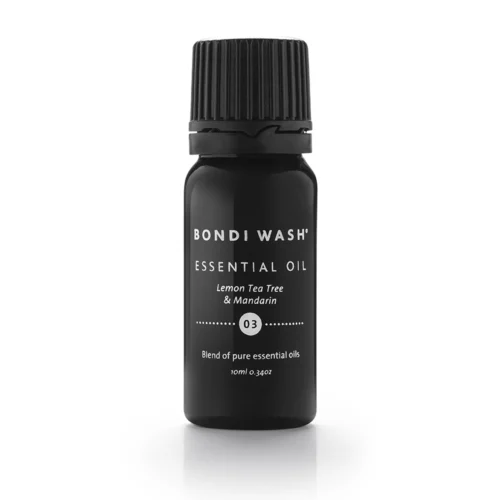 ulei esential, bondi wash, lemon tea tree si mandarin, 100% concentrat, pentru aroma terapie, masaj si baie, efect purificator si revigorant, 10 ml