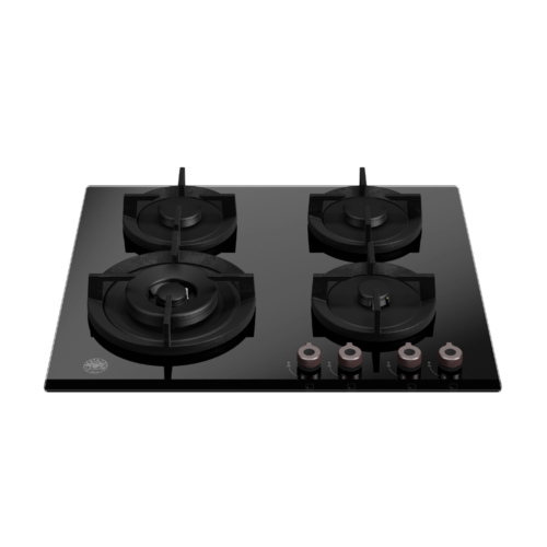 plita incorporabila 60 cm pe gaz colectia professional bertazzoni negru