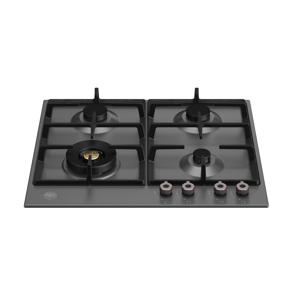 P604LPRONE plita incorporabila pe gaz bertazzoni 60 cm negru mat
